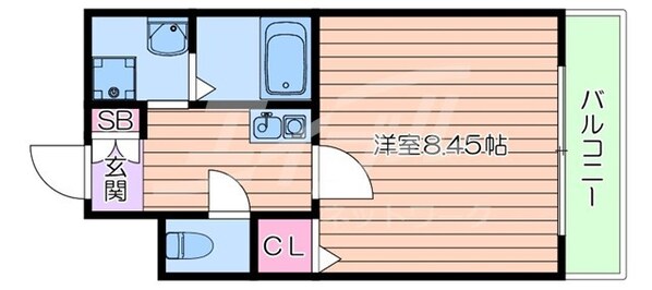 メゾン・フルールの物件間取画像